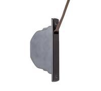 IdeaGenesis - Recogedor Persiana Estra Plano para carpintería de PVC sin pivote. Enrollador persiana para embutir o empotrar en obra. Sistema Universal Resistente. (Chocolate Cinta Marrón, Cinta 16mm)