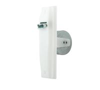 IdeaGenesis - Recogedor persiana para Empotrar en Obra | Enrollador persiana con Muelle Tensor Duradero | Sistema Universal (Blanco Sin Cinta, Grande)