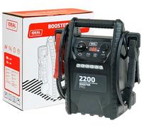 Ideal Booster 2200 Pro - Arrancador de emergencia portátil y arranque seguro para coches, camiones y furgonetas - Pico 2200 A, 12 V, función de carga USB, LED SOS. Bestschweissen.de