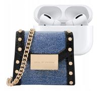 Ideal De Suecia Bolsa De Auriculares Paloma Denim / Oro (Generación 1, 2 Y Pro)