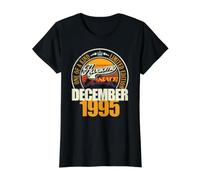 Ideal Desde diciembre de 1995, 31 cumpleaños con Texto en alemán 31 Jahre Camiseta gráfica económica, Mujer, Negro, L