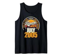 Ideal Desde Julio de 2005 21 cumpleaños con Texto en alemán 21 Jahre Camiseta sin Mangas