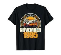 Ideal Desde noviembre de 1995, 31 cumpleaños con Texto en alemán 31 Jahre Camiseta gráfica económica, Hombre, Negro, L