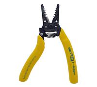IDEAL Electrical 45-618 Reflex™ Super T®-Stripper - 8-116 AWG, Yellow, Wire Stripper, Plier Nose, Slide Lock, Textured Grips