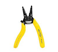 IDEAL Electrical 45-655 Reflex Super T Stripper - 10-18 AWG sólido, 12-20 AWG trenzado, amarillo, pelacables, nariz de alicates, bloqueo deslizante, agarres texturizados
