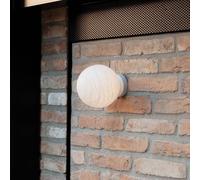 Ideal Lux aplique de pared Carta, blanco, plástico, Ø 10 cm