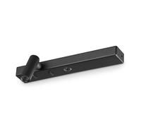Ideal Lux Aplique de pared LED Bonne Nuit 1, negro Ancho 22 cm