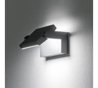 Ideal Lux Aplique para exterior Swipe antracita, metal 3.000 K