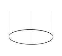Ideal Lux ORACLE Ring Integrado Led Colgante Plafón Negro 150cm 3000K