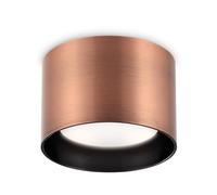 Ideal Lux SPIKE Downlight de superficie redondo cobre