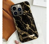 iDeal of Sweden Carcasa para iPhone 13 Pro Mármol Humo Dorado, Negro / Dorado