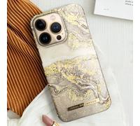 iDeal of Sweden Carcasa para iPhone 13 Pro Mármol Sparkle Greige, Beige