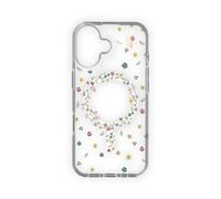 IDEAL OF SWEDEN Funda transparente para iPhone 16 MagSafe - Diseño floral pequeño, funda fina y ligera, resistente a los golpes, elegante y duradera para una protección óptima en la vida cotidiana.