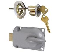 Ideal Security Inc. SK7160 Cerradura de puerta de garaje Zincado