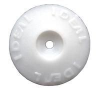 Ideal Security Inc. SKPHC Arandelas de tapa de pl?stico para clavos o tornillos, caja de 500, 7/8 pulgadas, color blanco