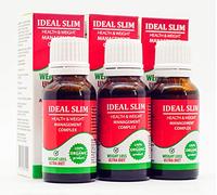 IDEAL SLIM - Complejo de salud y control de peso juego de 3 x 20 ml durante 1 mes