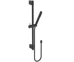 Ideal Standard A7616XG Idealrain Combinación de ducha, alcachofa de mano, barra de ducha de 60 cm, manguera de ducha de 175 cm, negro (Silk Black)