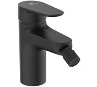 Ideal Standard - Alu+ Mezclador de bidet, 115 mm proyección de chorro, Enderezador de flujo, ahorro de agua, tecnología Blue Start, sistema de arranque sin llave, elementos básicos de aluminio, Negro