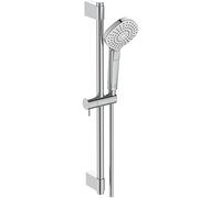 Ideal Standard Barra de ducha Idealrain EVO Diamond B2234AA con 3 funciones, barra de pared de 600 mm, cromado