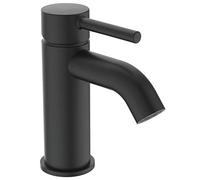 Ideal Standard BC193XG Ceraline H75 - Grifo para lavabo con desagüe (10 cm), color negro