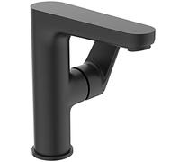 Ideal Standard BC555XG Grifo para lavabo, Negro seda, Sin residuos|H155mm|Empuñadura lateral