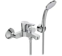 Ideal Standard BC676AA Alpha - Grifo mezclador para bañera con accesorios, color cromo