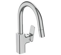 Ideal Standard BD337AA Ceraplan - Grifo de cocina de baja presión y boquilla alta