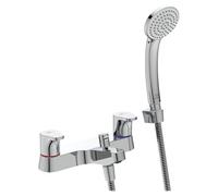 Ideal Standard Cerabase BD058AA - Grifo mezclador de ducha de doble control, cromado