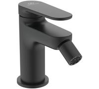 Ideal Standard Cerafine O Nuovo Grifo bidé, alt. caño 68 mm, rectificador flujo 3,8l/min, instalación Easy Fix, diseño redondeado - Negro Mate (48x130,5x121mm)