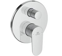 Ideal Standard Cerafine O Nuovo Grifo de baño empotrado monomando con bloqueo de temperatura a 40 °C, grifo de baño sin caño - Cromo