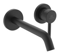 Ideal Standard Ceraline Grifo mezclador mural para lavabo - Negro Mate
