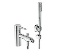 Ideal Standard - Ceraline - Kit de ducha con grifo monomando y alcachofa, cromado