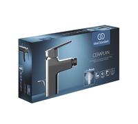 Ideal Standard Ceraplan grifería de bidé, proyección de 94 mm, con juego de desagüe, EasyFix+, cromo, BD278AA