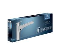 Ideal Standard Ceraplan grifería de cocina, con caño alto, baja presión, con ducha de mano funcional, cromo, BD330AA