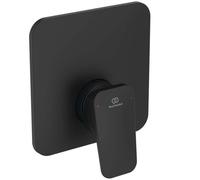 Ideal Standard - Ceraplan, mezclador monomando empotrado completo para ducha, una vía, negro seda