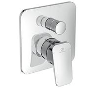 Ideal Standard - Ceraplan, Mezclador monomando empotrado para bañera o ducha, piezas exteriores, cromado