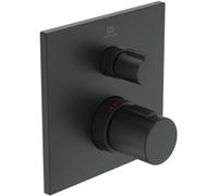Ideal Standard Ceratherm grifo para ducha empotrado con termostato negro A6956XG