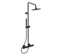 Ideal Standard - Ceratherm T25, columna de ducha con mezclador termostático, negro seda