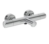 Ideal Standard Ceratherm T25 Monomando baño/ducha exterior, Ahorro de agua y energía, con protección contra quemaduras (CoolBody) y función termostato - Cromo (315x181x70 mm)