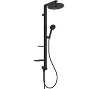 Ideal Standard Ceratwist Alu+ Termostática ducha exterior, Fabricada con un 100% de aluminio reciclado, ducha con ahorro de agua y tipos de chorro variables - Negro Mate (338x501x1104 mm)