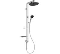 Ideal Standard Ceratwist Alu+ Termostática ducha exterior, Fabricada con un 100% de aluminio reciclado, ducha con ahorro de agua y tipos de chorro variables - Cromo (338x501x1104 mm)