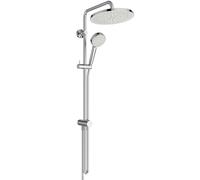 Ideal Standard Ceratwist T25 Sistema de ducha expuesto, cabezal de ducha ecológico que ahorra agua para combinación con accesorios de superficie o codo de conexión a pared, cromado (260 x 501 x 759 mm