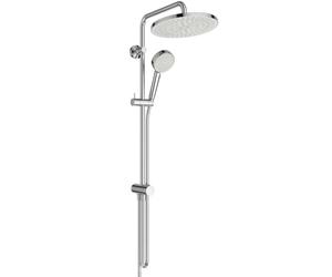 Ideal Standard Ceratwist T25 Sistema de ducha expuesto, cabezal de ducha ecológico que ahorra agua para combinación con accesorios de superficie o codo de conexión a pared, cromado (260 x 501 x 759 mm