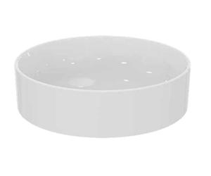 Ideal Standard Conca lavabo 45x45 cm circular sobre encimera blanco brillante T369601