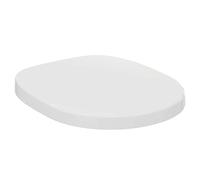 Ideal Standard Concept - Asiento de inodoro y cubierta, diseño envolvente, redondo, resistente a los rayos UV, duradero, juego de bisagras incluidas, fácil de instalar, duroplast resistente a los