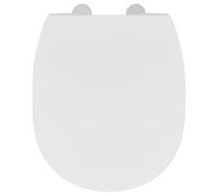 Ideal Standard Concept - Asiento de inodoro y tapa, diseño sándwich, redondo, asiento de cierre suave con función de liberación rápida para una fácil limpieza, duroplast resistente a los arañazos