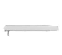 Ideal Standard Concept Freedom asiento WC envolvente redondo Blanco (Alpin) | Asiento de inodoro con bisagras de acero inoxidable robustas, E822501