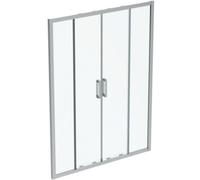 Ideal Standard Connect 2 puerta de ducha 150 cm corredera plata mate/vidrio transparente K9281EO