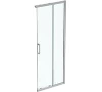 Ideal Standard Connect 2 puerta de ducha 77 cm corredera plata cepillado/vidrio transparente K9259EO