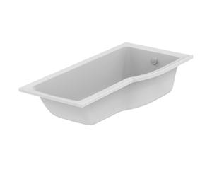 Ideal Standard Connect Air Bañeras que ahorran espacio 1695x795x390mm, con zona de ducha, derecha, E113501